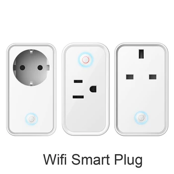 

WiFi Smart Plug Voice Intelligent Control Home WiFi Smart Power Socket Wireless Timer Switch Outlet EU Plug US Plug UK Plug