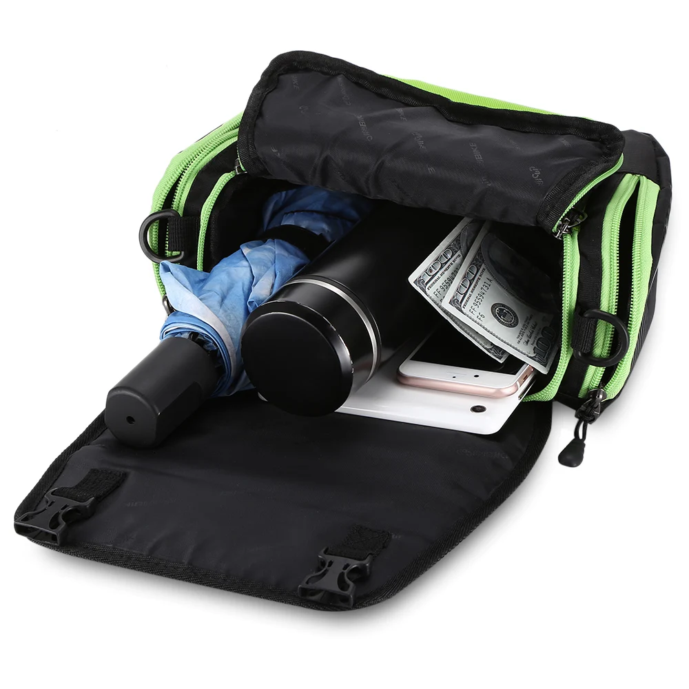 Perfect INBIKE Waterproof Bicycle Bag Large Capacity Handlebar Front Tube Bag Bike Pocket Shoulder Backpack Cycling Bike Backpack 4