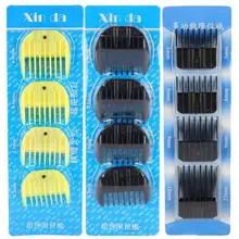 3 цвета 4 шт./компл. машинка для стрижки волос Концевая расческа Стрижка волос триммер машинка для стрижки руководство для Стрижки гребень Моделирование бороды инструмент для стрижки волос набор