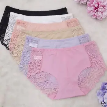 

Women Sexy Lace Briefs Panties Thongs Underwear Underpanties Breathable