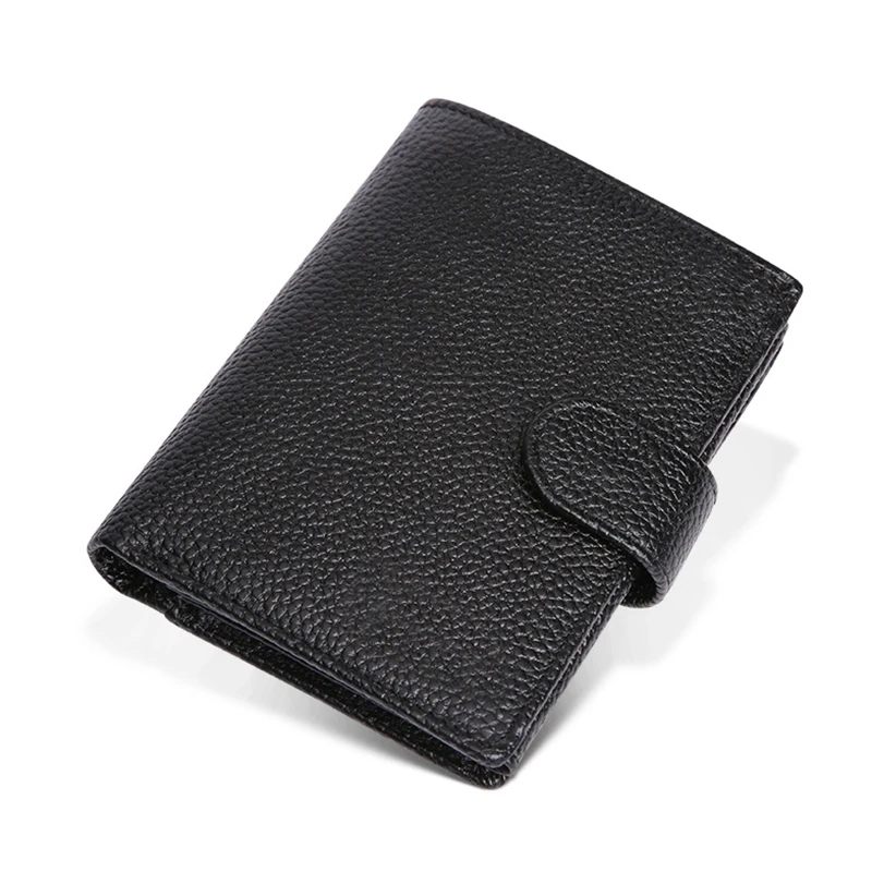 

Men's Wallet Multi-Card Crazy Horse Leather Retro Casual Short Coin Purse Clutch Bag Leather Men's Bag