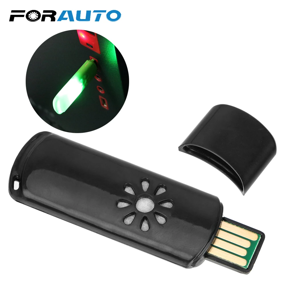 Автомобильный освежитель воздуха USB светодиодный автомобильный диффузор для