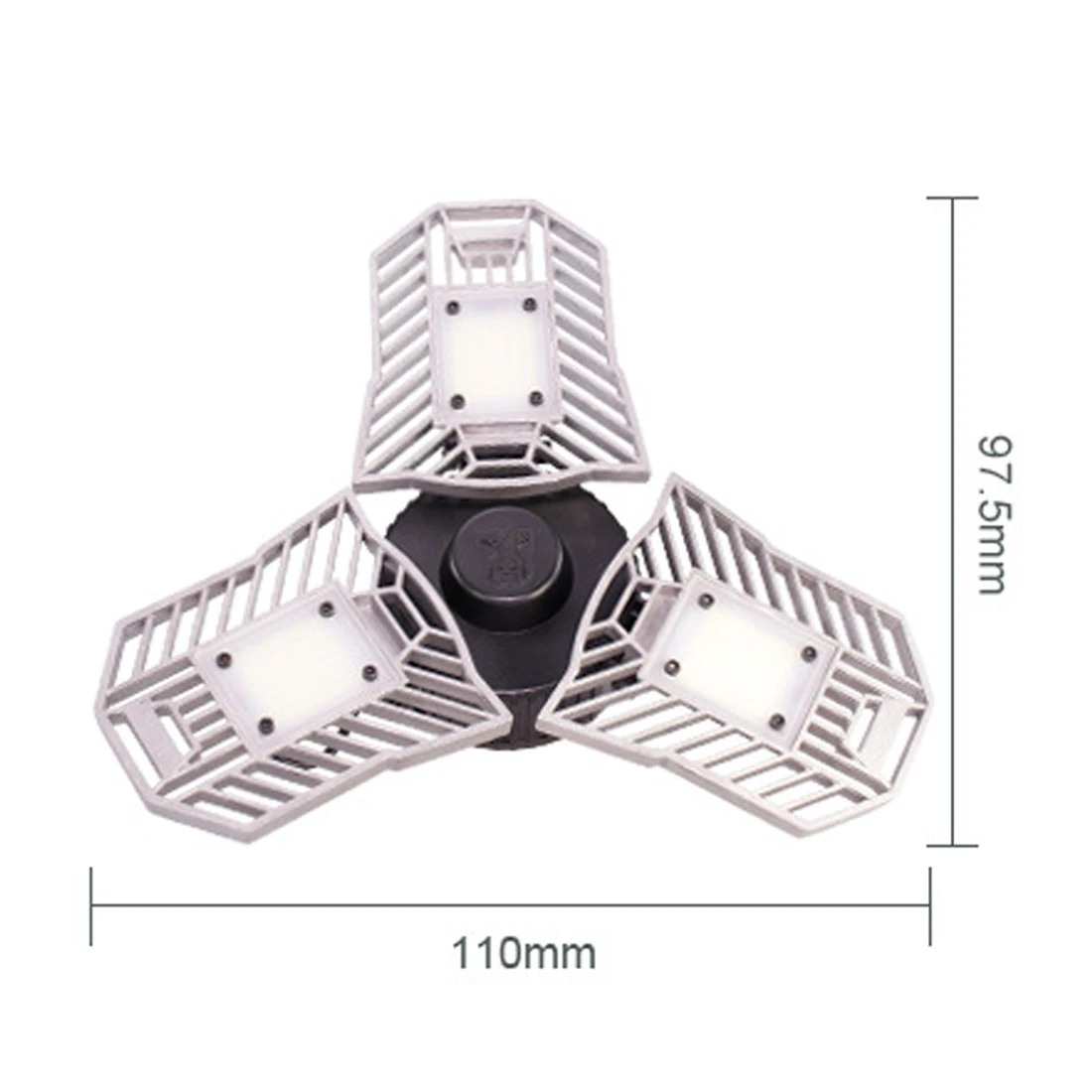 

H0tE27 60W 6000LM LED Deformable Lamp Garage Light AC110-265V LED Mining Lamps for Garage/ Attic/Basement/Home