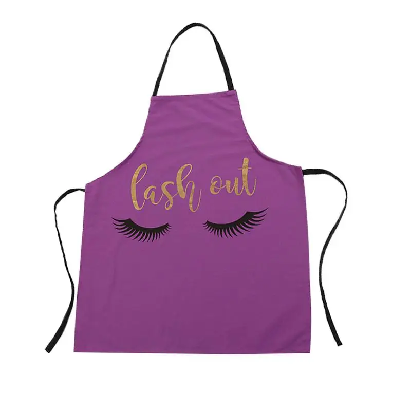 

1 pc Cotton Apron Chef Printed Grease-proof Kitchen Supplies Cooking Aprons for Restaurant Home Baking Gardening