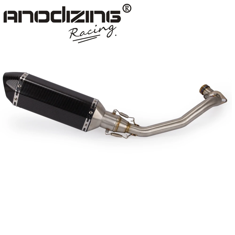 Motorcycle Full Exhaust System Middle Pipe Link Muffler For YAMAHA BWS 125 150 X Motorcycle Full Exhaust System Middle Pipe Link Muffler For YAMAHA BWS 125 150 X