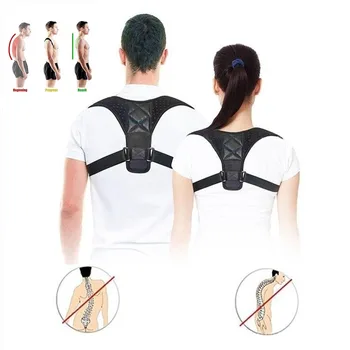 Adjustable Back Posture Corrector Body Shape Clavicle Spine Back Support Belt Posture Correction Therapy Wrap Back Support