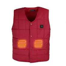 Зарядное устройство USB жилет для езды, катания на лыжах рыбалка Электронный тепловой жилет теплый эффект безопасный и надежный теплый термостатический одежда