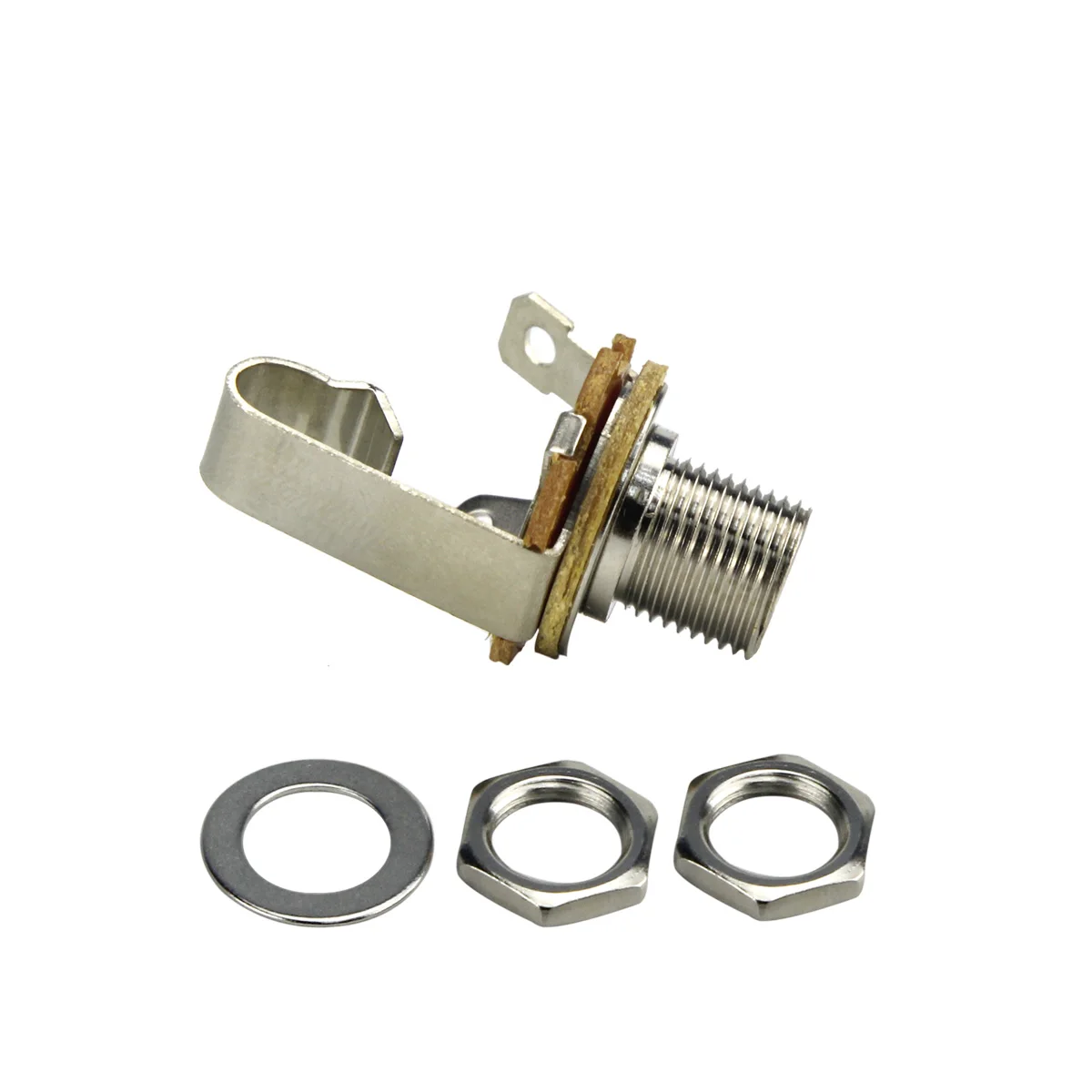 FLEOR 3/8 &quotмоно выход Jack штекерное гнездо для гитары вилка никель гитарных
