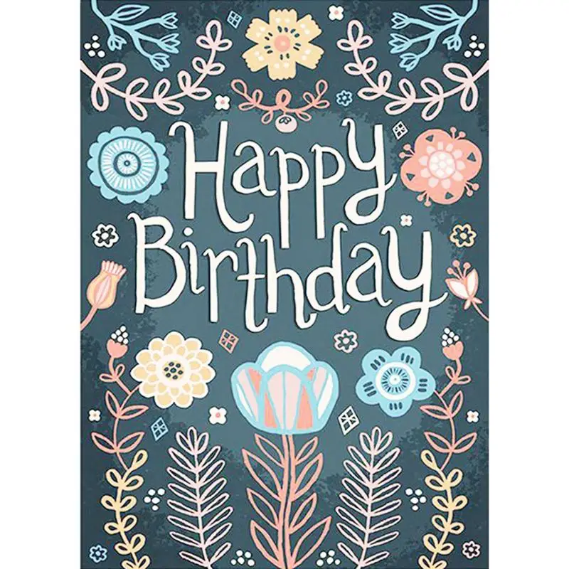 

5D DIY Full Drill Diamond Painting Happy Birthday Cross Stitch Embroidery