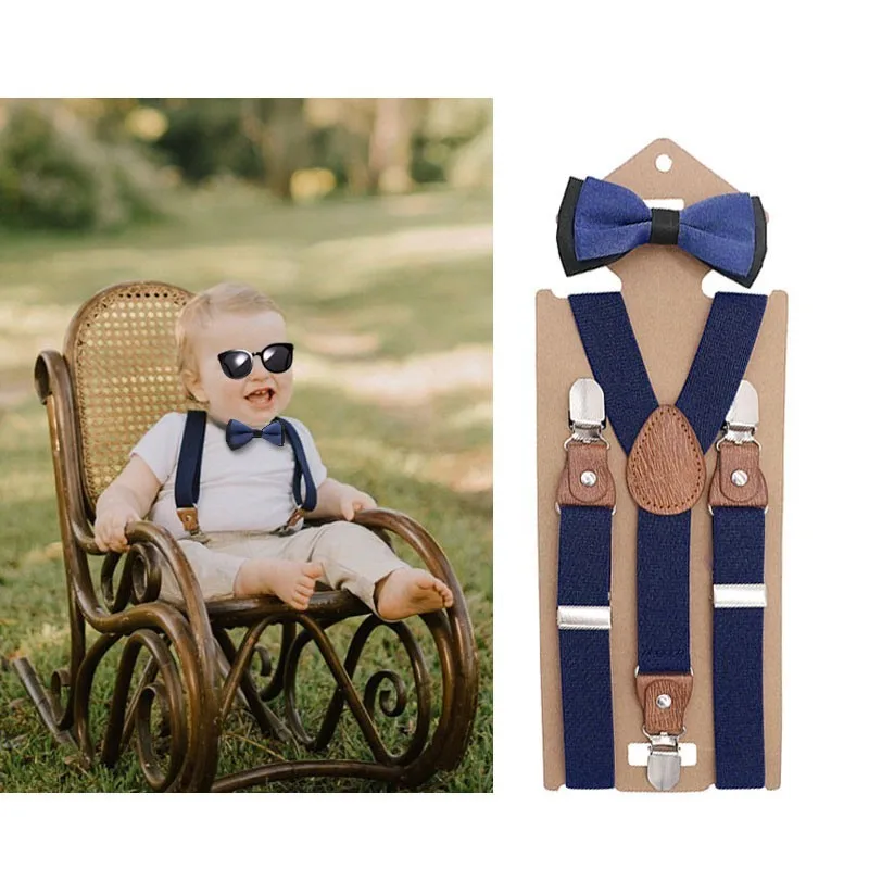 Children Boys Girls Adjustable Suspenders Y Shape Suspender with 3 Size for School Uniforms and Tuxedos