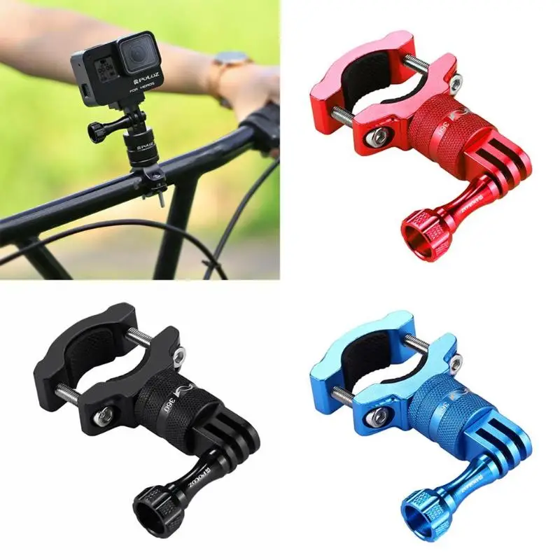 PULUZ Aluminium Alloy Rotatable Mountain Bike Handlebar Mount Holder