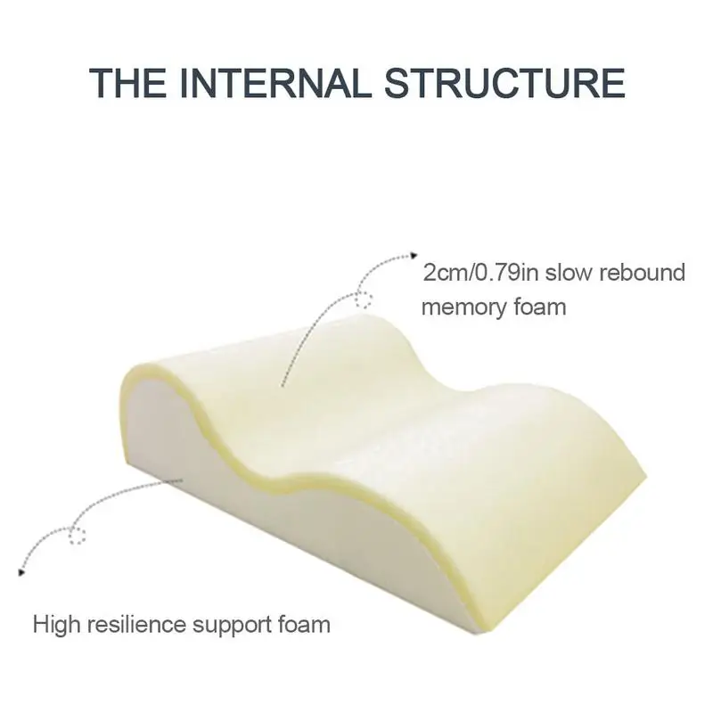Подушки из пены с эффектом памяти подушка для поддержки колена правая Спящая осанка уменьшенная поясница бедра коленный сустав боль моющаяся крышка# EW