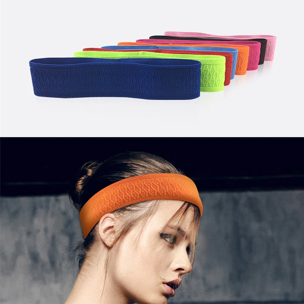 4 Pcs/Lot Women Yoga Exercise Elastic Hair Band Yoga Running Headband