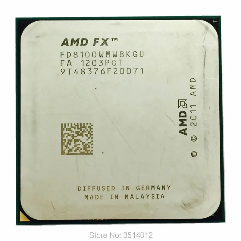 

AMD FX-Series FX 8100 2.8 GHz Eight-Core CPU Processor FD8100WMW8KGU Socket AM3+