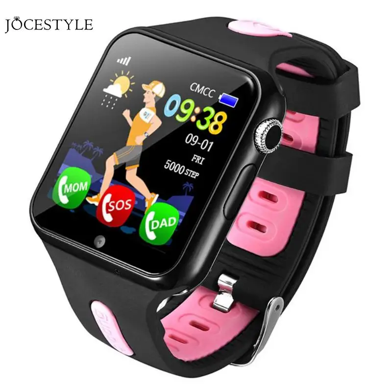

V5K GPS Tracker Kids Watch Camera Flashlight Touch Screen Phone GPS Location Anti-lost SOS Call Smartwatch Dropshipping