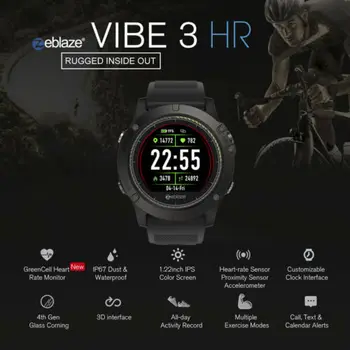 

Zeblaze VIBE 3 HR Smart Watch Heart Rate Fitness Tracker Waterproof Sport Watch