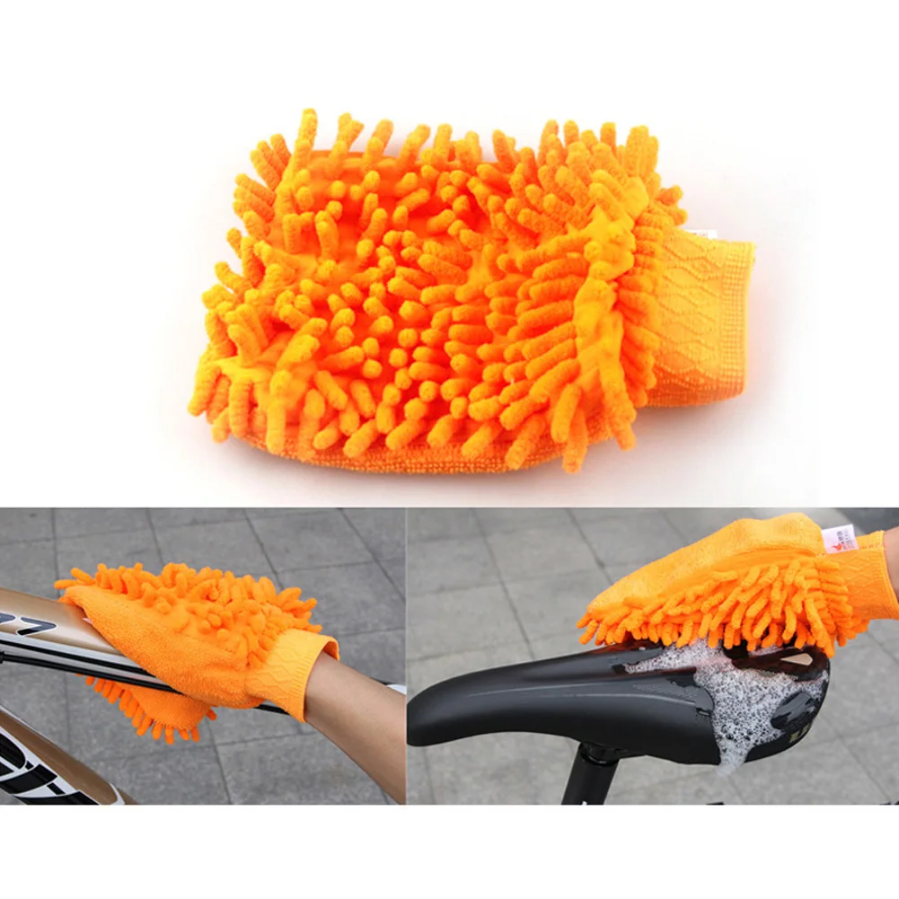 

Freewheel Hook Durable Multiple Portable Cycling Chain Tire Brush Scrubber Wash Gloves Bicycle Cleaning Tool Kits Accessories#63