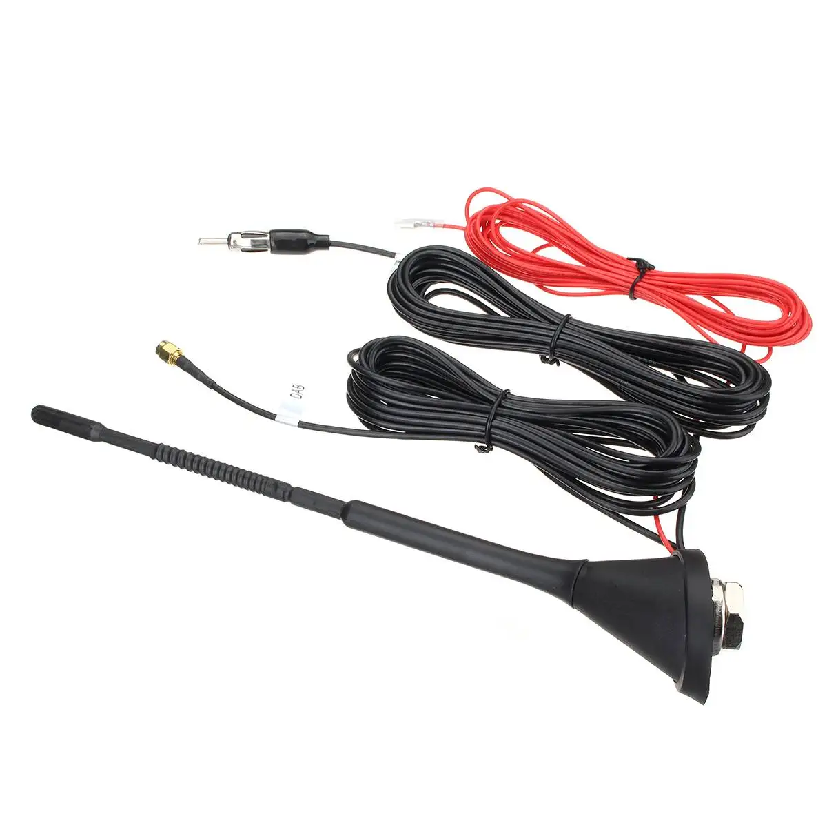 Автомобильная антенна 3 в 1 DAB + FM/AM с усилителем крепление на крышу разъем SMA Male 5