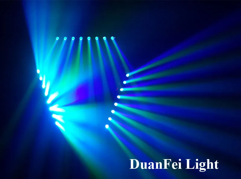 (4 шт. + Flycase) 8x10 Вт rgbw 4в1 led движущаяся головка луч бар 8 глаз lyre для dj диско ночной