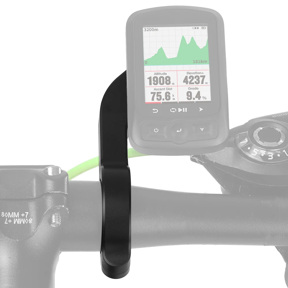 

Bike Bicycle Computer Stem Extension Mount Holder with Bracket Adapter For IGPSPORT GARMIN Bike Stand
