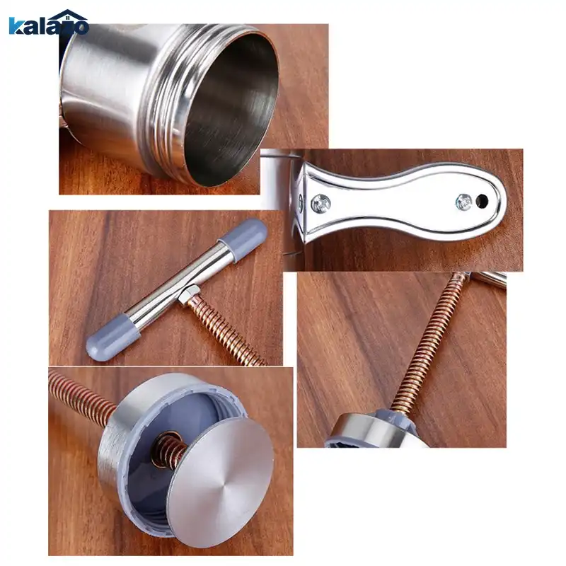 Manual Noodle Machine Stainless Steel Household Noodle Maker with 5 Noodle Mould Manual Noodle Machine Stainless Steel Household Noodle Maker with 5 Noodle Mould