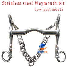 Из нержавеющей стали weyрот бит, низкий порт рот.(SBT0806