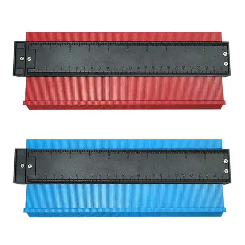 

5/6/10inch Plastic Profile Copy Gauge Irregular Shaper Profile Ruler Gauge Duplicator Contour Scales General Tools