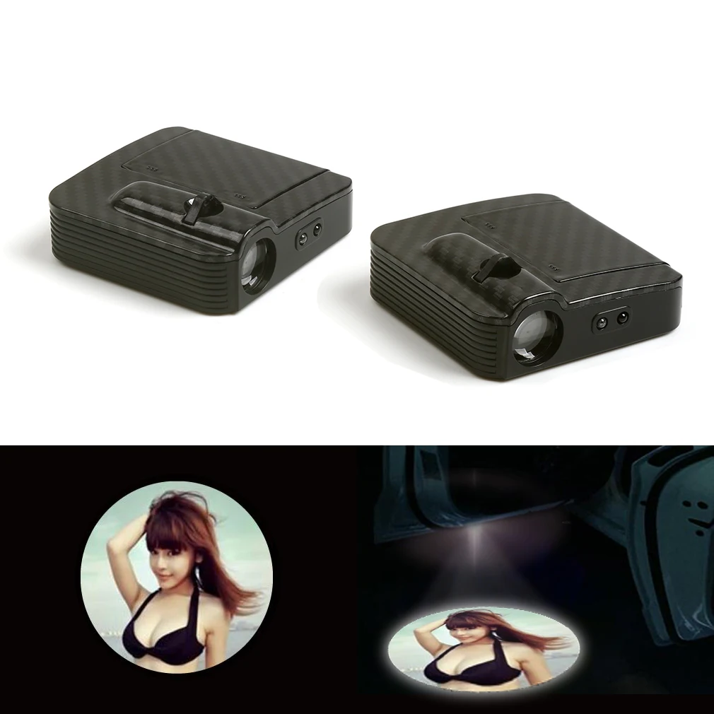 

Wireless Pretty Girl Courtesy Car Logo Door Ghost Shadow Laser Projector Light