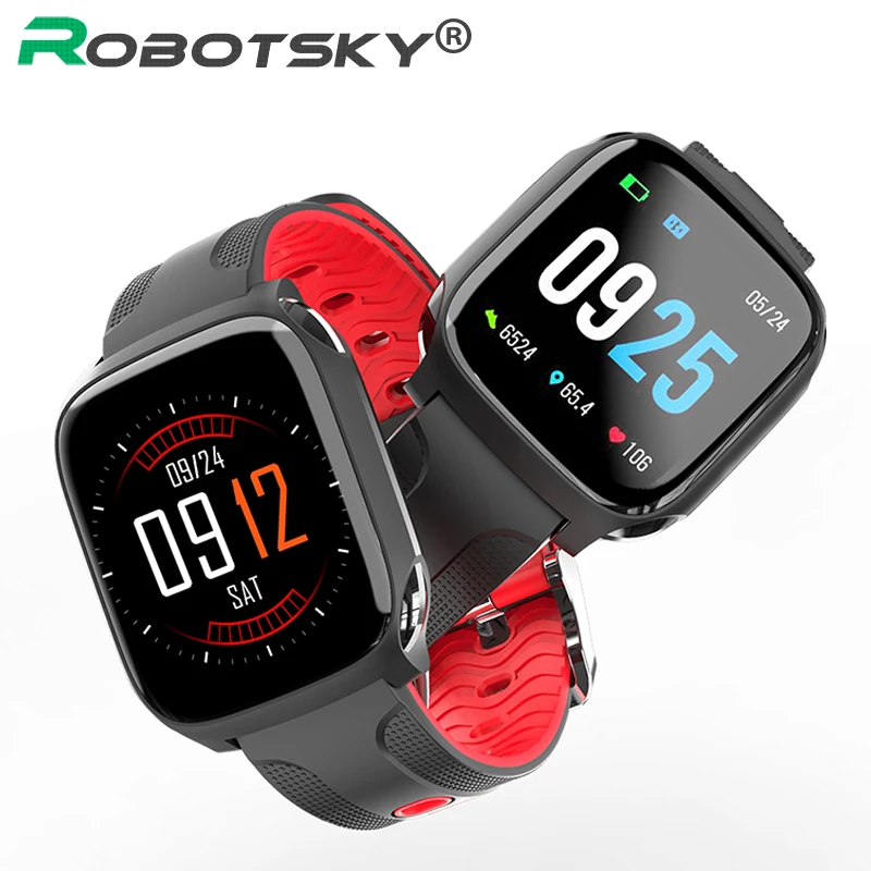 

Robotsky Color Screen TF9 Smart Watch Men Heart Rate Monitor Blood Pressure Fitness Tracker Waterproof 180mah Battery Smartwatch