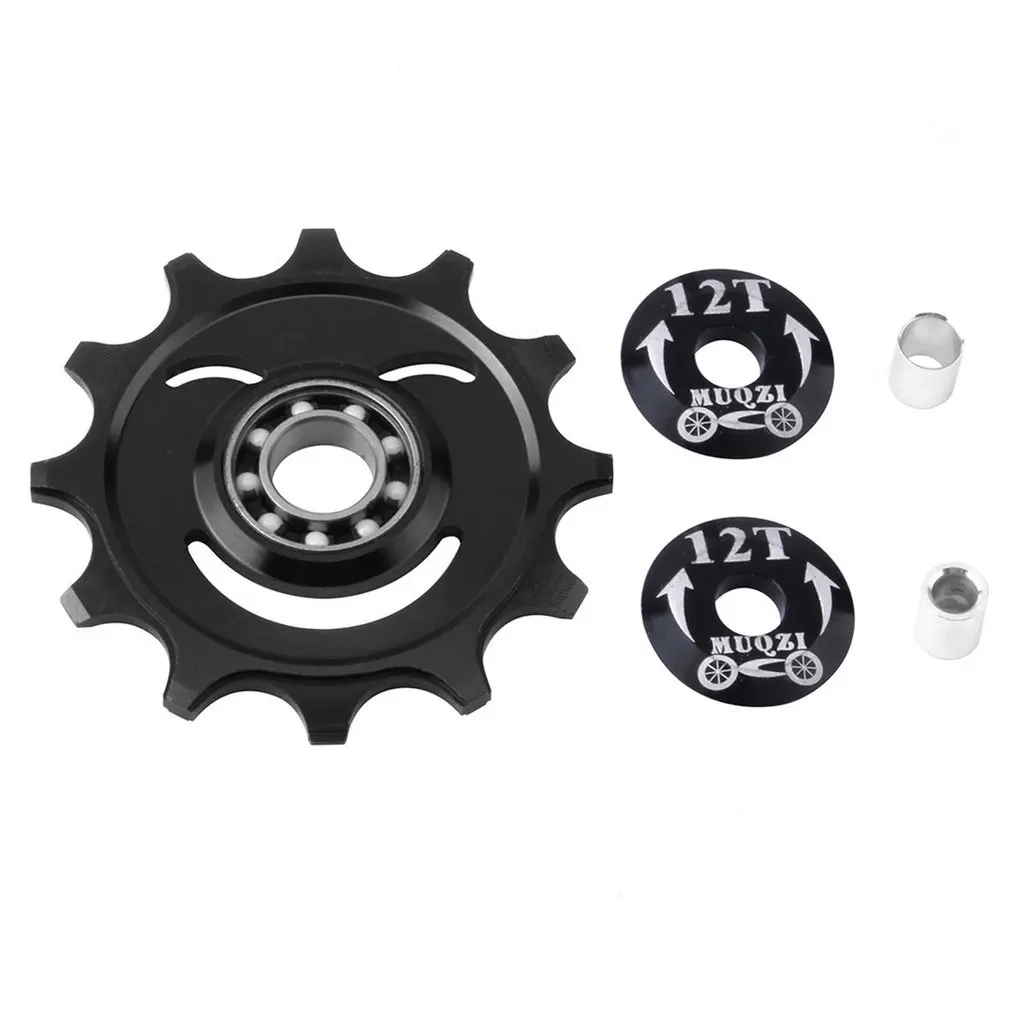 

Aluminum Alloy MTB Bicycle Rear Derailleur Pulley Jockey Wheel Road Bike Guide Roller Idler Part Bike Accessory 12/14T
