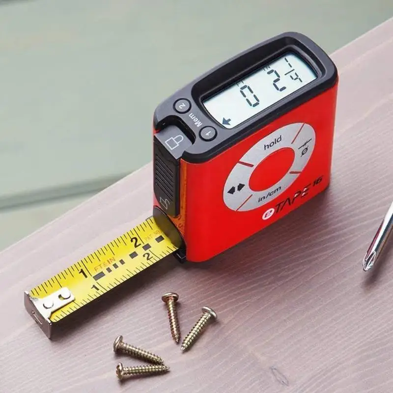

5m Stainless Steel LCD Digital Tape Measure Circumferences Measuring Tape Mode Roller Mode Survey Tools