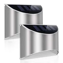 Солнечный светильник, наружный настенный светильник, садовый светильник безопасности, водонепроницаемый беспроводной светильник Sunpower для дома, передней двери, наружного Патио забора