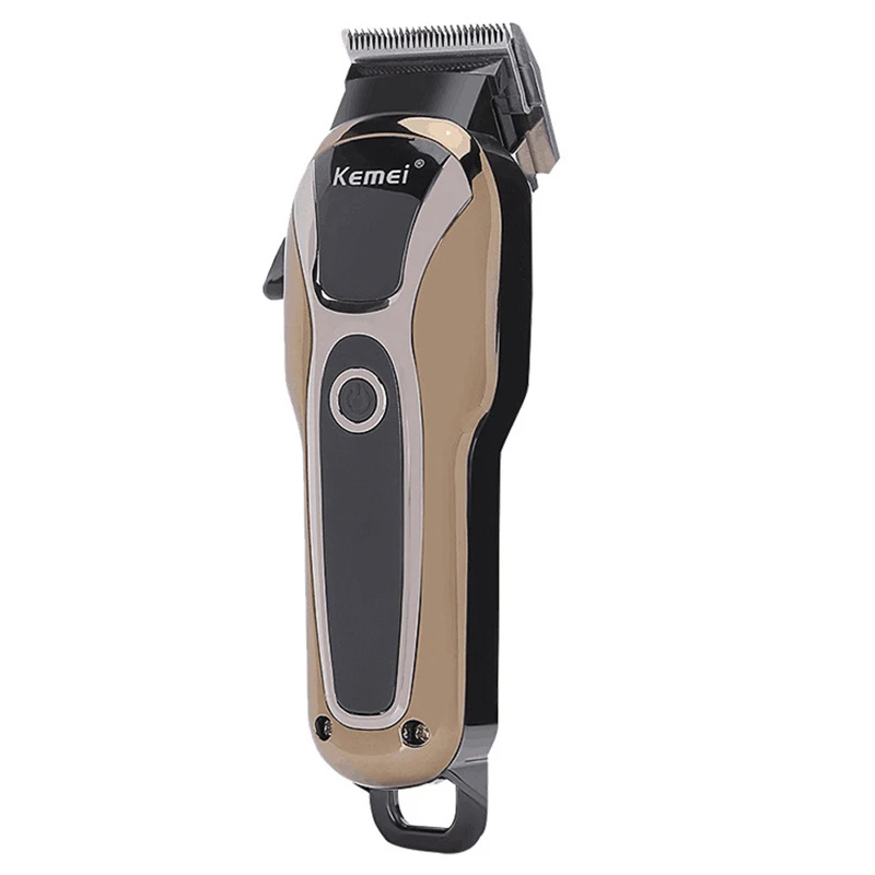 

Kemei Km-1990 100-240V Rechargeable Hair Trimmer Professional Hair Clipper Hair Shaving Machine Hair Cutting Beard Electric Ra