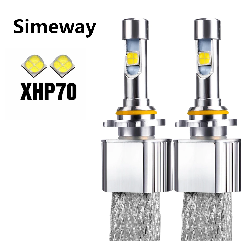 2 шт. Автомобильные светодиодные фары H7 LED XHP70 110 Вт 9005 лм P70 H4 H8 H11 9012 HB3 HB4 H13 D2H D2S D2R D4S