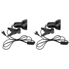 360 градусов Вращающаяся лампа с зажимом-фиксатором держатель тепла черепаха рептилия Bask Light Base