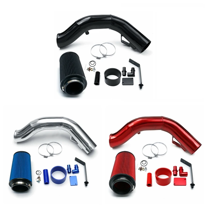 

1 Set 4 inch Cold Air Intake Kit Pipe+ Filter+ Clamp for Ford F-250 F-350 Excursion 6.0L 2003 2004 2005 2006 2007