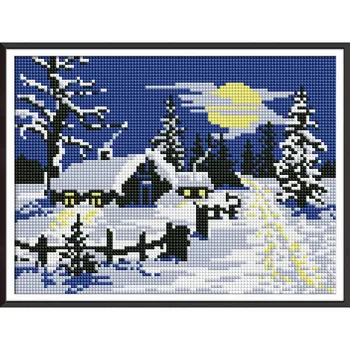 

Diamond Embroidery Full Display Diamond Mosaic Beautiful view Diamond Painting Chinese Cross Stitch Home Decor For Babyroom