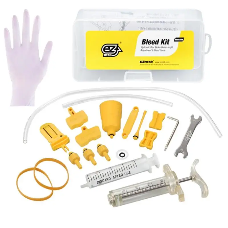 

Bicycle Hydraulic Disc Brake Mineral Oil Bleed Kit for SHIMANO, MAGURA, TEKTRO, SRAM Series MTB Bike Brake Repair Tools Parts