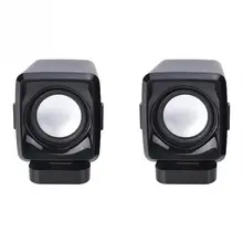 Мини Портативный аудио активный динамик USB стерео HiFi тяжелый бас динамик s для ноутбука Настольный компьютер динамик