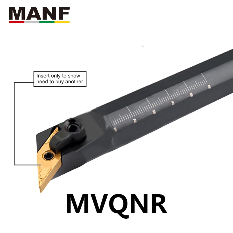 MANF S20R-MVQNR16 токарные инструменты 20 мм 25 держатель инструментов токарного станка