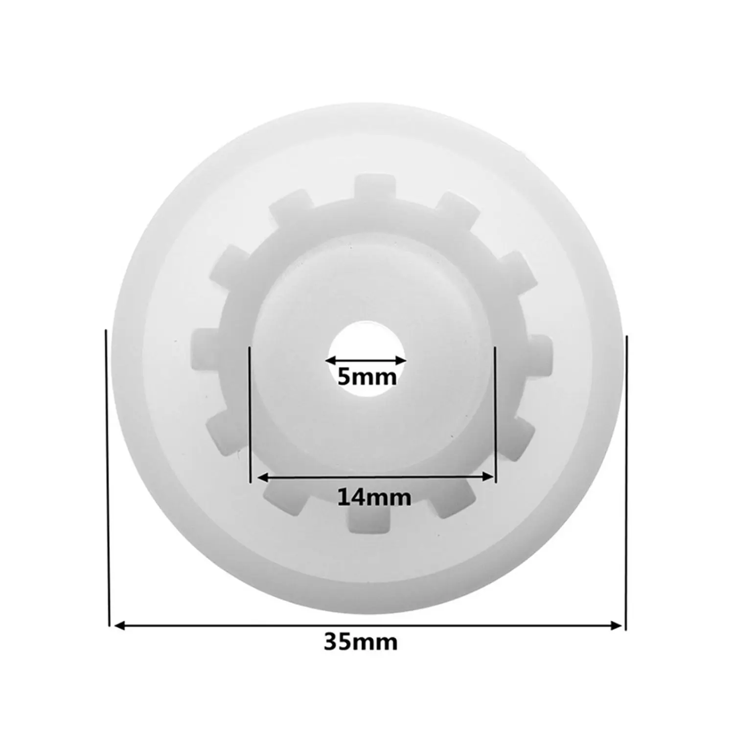 5 шт. детали мясорубки пластиковая Шестерня подходит для Zelmer A861203 86 1203 9999990040