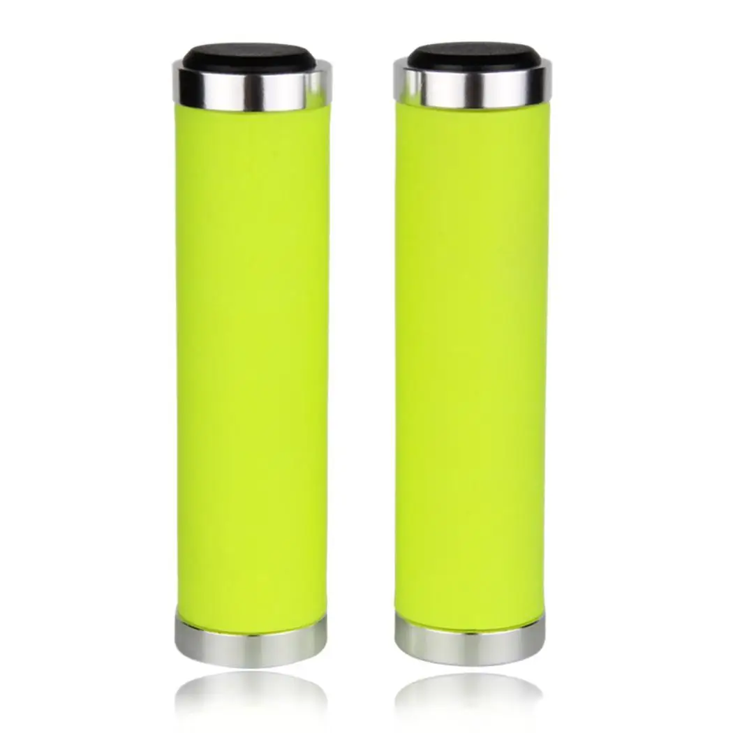 

Bike Smooth Soft Rubber Lockable Handlebar 2.2cm/0.9inch Foam Sleeve Yellow Bicycle Bicycle