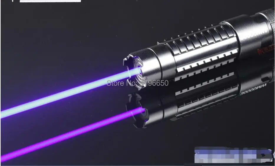 450nm 3000000 متر 30 واط الليزر الأزرق مؤشرات قلم بمصباح يدوي حرق مباراة شمعة مضاءة السجائر شرير الجملة الليزر القلم مع 5 قبعات