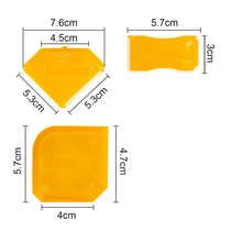 3 шт. герметик скребок силиконовый герметик Отделочный Инструмент силиконовый шпатель Шпатель скребок для лучшей отделки