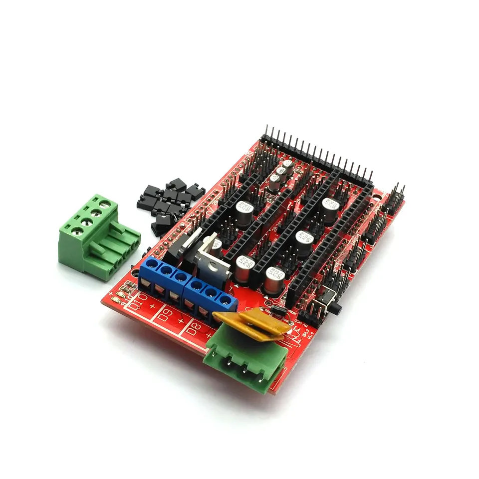 

RAMPS 1.4 Control Board Panel Part Motherboard 3D Printers Parts Shield Red Black Controls Ramps1.4 Boards Accessories
