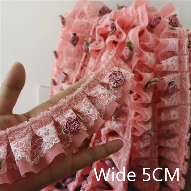 how to make lace ribbon flowers