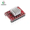 1 piezas Reprap paso a paso conductor A4988 controlador de Motor paso a paso para con disipador de calor para arduino ► Foto 3/5