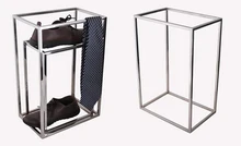 2pcs Stainless steel shoe display stand fashion shoe store window display rack midisland display rack shoe stool bag holder rack босоножки hey beautiful shoe store 603 2015