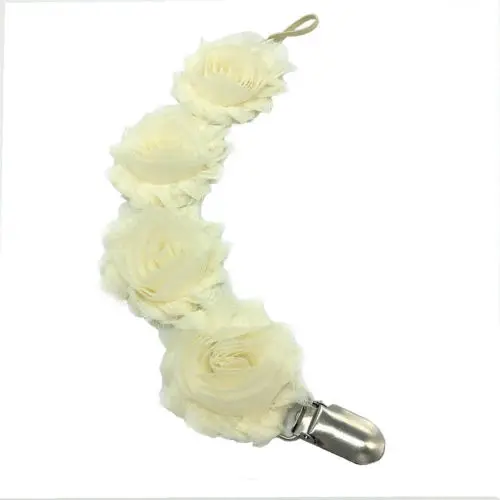 

Baby Girls Pacifier Clip Chain Infant Baby Teething Soother Nipple Strap Holder Pacifiers Leashes