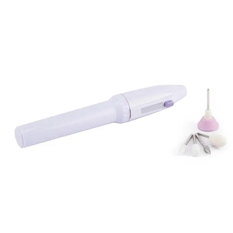 

Professional Electric Nail Drill With 5pcs Drill Bits Manicure Drills Kit Pedicure Grinding Burnishing Machine Nail Art Tools